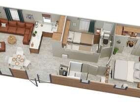 grondplan reve d'ete -  - Chalet Luxe 4p